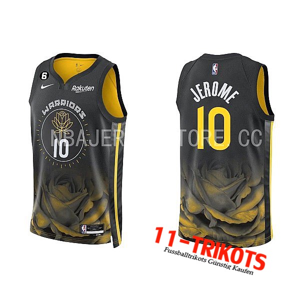 Golden State Warriors Trikots (JEROME #10) 2022/23 Schwarz/Gelb