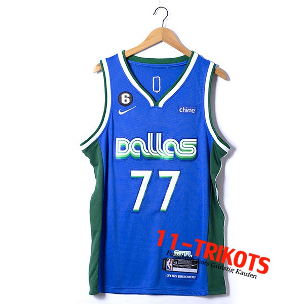 Dallas Mavericks Trikots (DONCIC #77) 2022/23 Blau