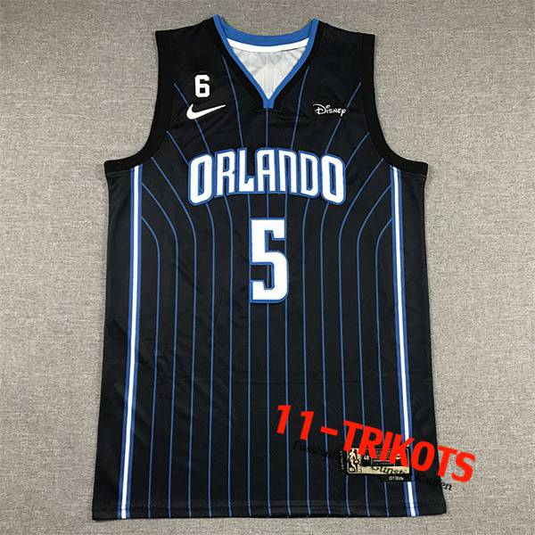 Orlando Magic Trikots (BANCCHERO #5) 2022/23 Schwarz/Blau