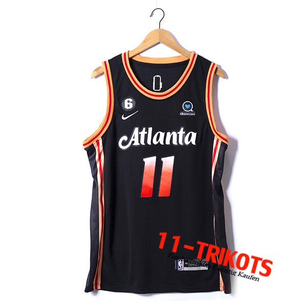 Atlanta Hawks Trikots (YOUNG #11) 2022/23 Schwarz