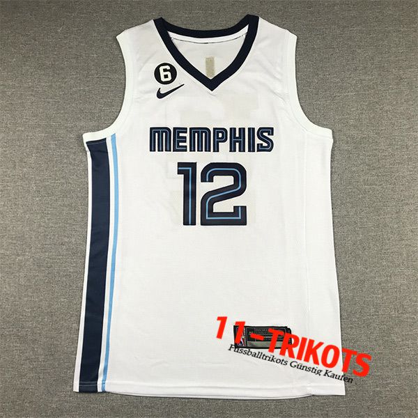 Memphis Grizzlies Trikots (MORANT #12) 2022/23 Weiß