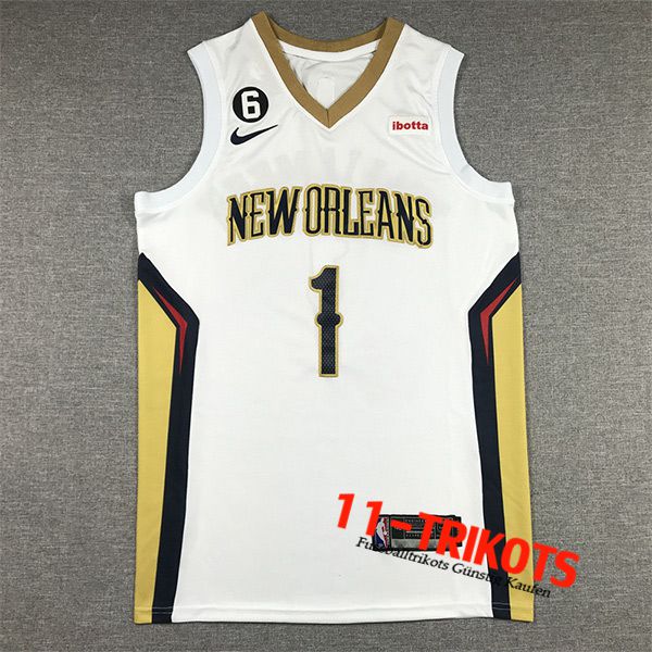 New Orleans Pelicans Trikots (WILLIAMSON #1) 2022/23 Weiß