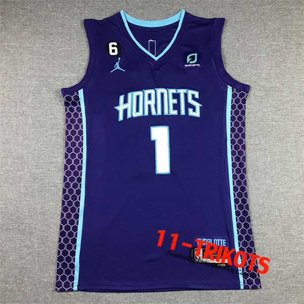 Charlotte Hornets Trikots (BALL #1) 2022/23 lila