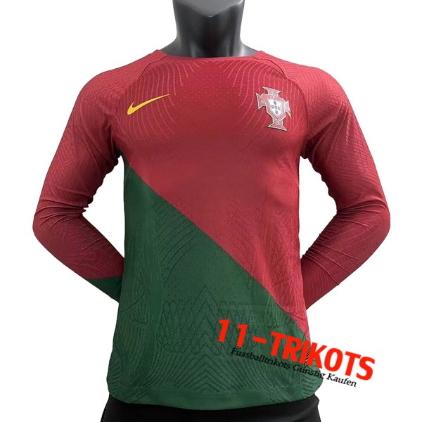 Neues Portugal Heimtrikot Langarm 2022/2023