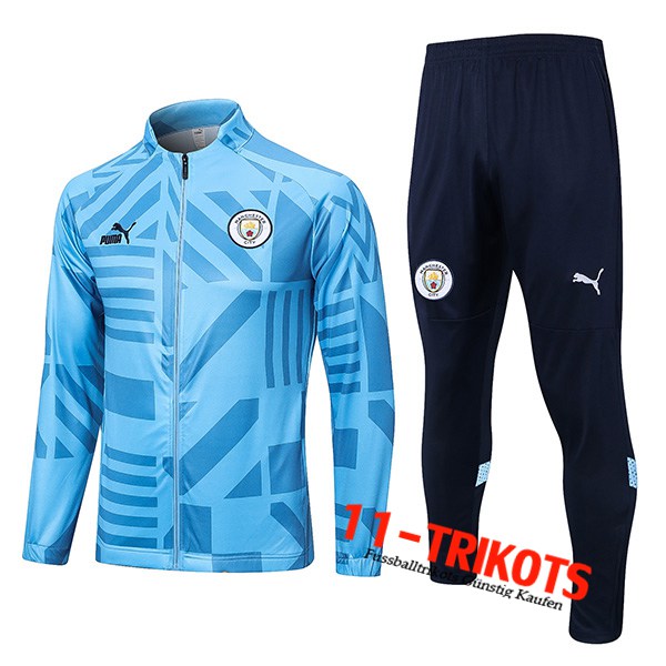 Manchester City Trainingsanzug (Jacke) Hellblau 2022/2023