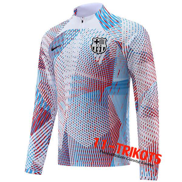FC Barcelona Training Sweatshirt Blau/Rot 2022/2023