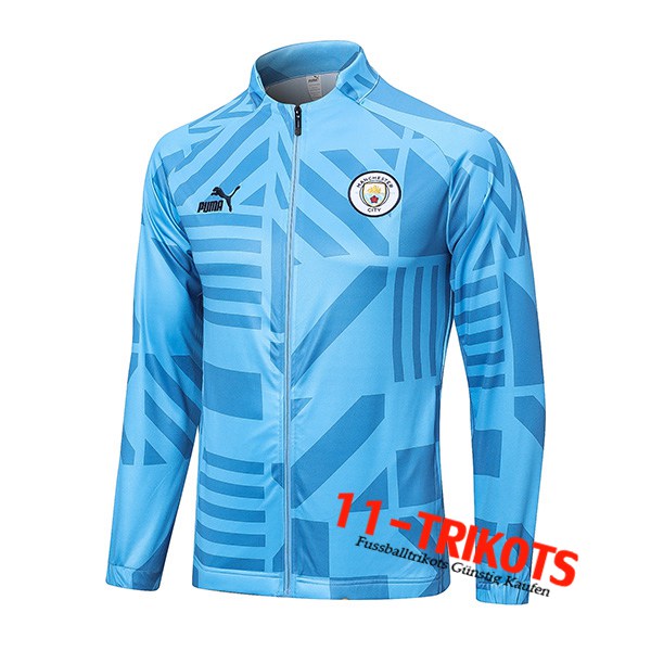 Manchester City Trainingsjacke Hellblau 2022/2023