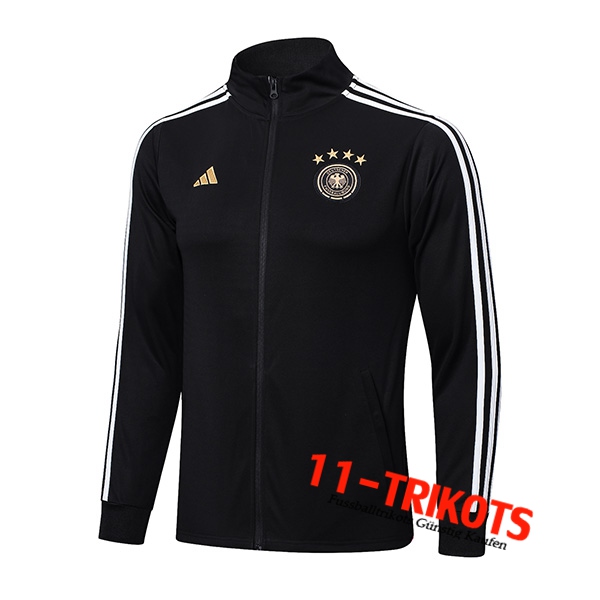 Deutschland Trainingsjacke Schwarz 2022/2023