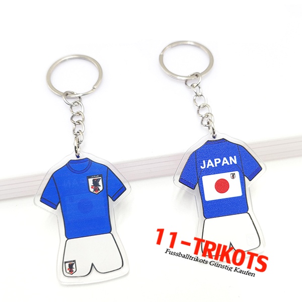 Neues Schlüsselhalter WM 2022 Japan Blau