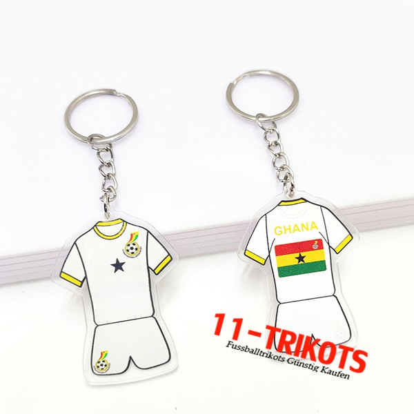 Neues Schlüsselhalter WM 2022 Ghana Weiß
