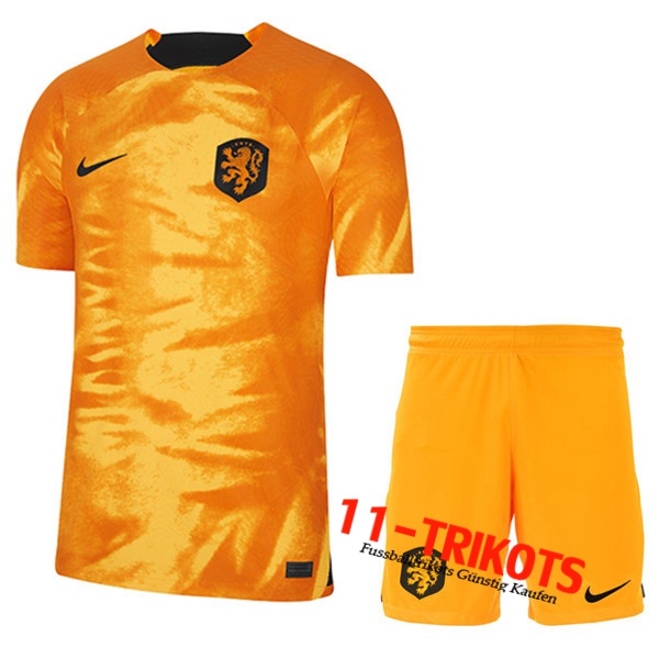 Niederlande Kinder Heimtrikot WM 2022