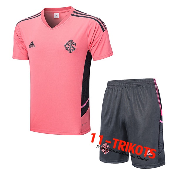 Brasilien Trainingstrikot + Shorts Rosa 2022/2023