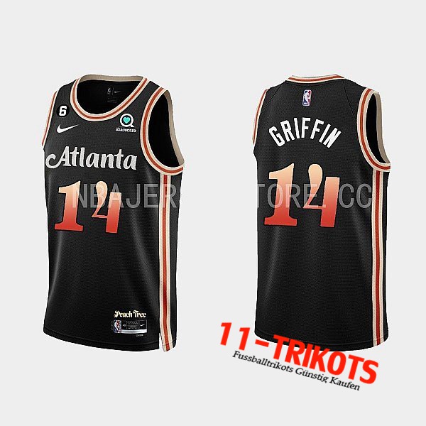 Trikots Atlanta Hawks (GRIFFIN #14) 2022/23 Schwarz