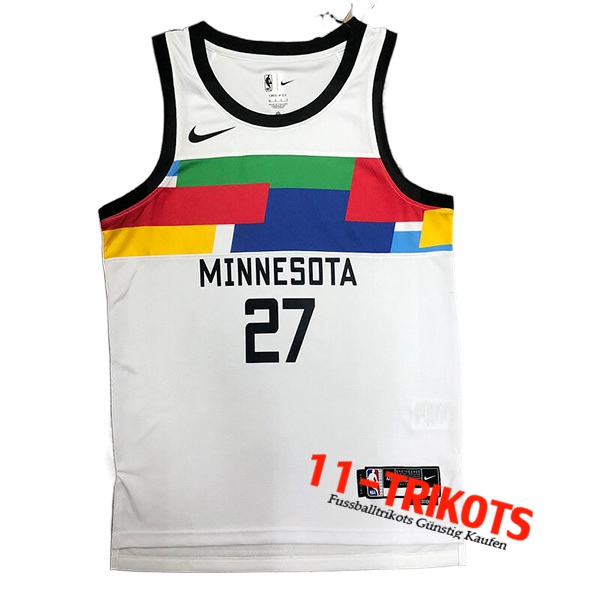 Trikots Minnesota Timberwolves (GOBERT #27) 2022/23 Weiß