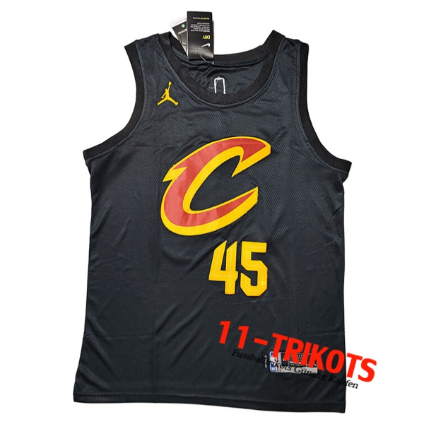 Trikots Cleveland Cavaliers (MITCHELL #45) 2022/23 Schwarz