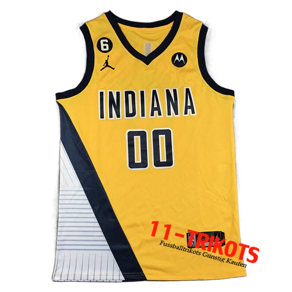 Trikots Indiana Pacers (MATHURIN #00) 2022/23 Gelb
