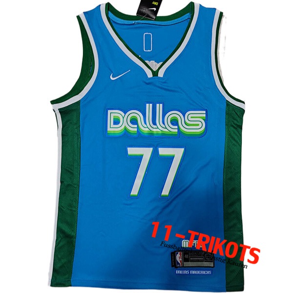 Trikots Dallas Mavericks (DONČIĆ #77) 2022/23 Blau