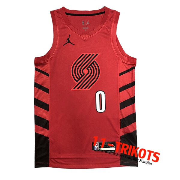 Trikots Portland Trail Blazers (LILLARD #0) 2022/23 Rot