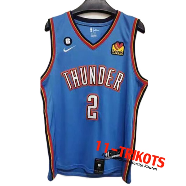 Trikots Oklahoma City Thunder (GILGEOUS-ALEXANDER #2) 2022/23 Rot