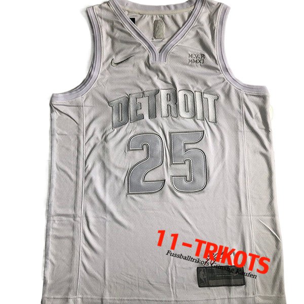 Trikots Detroit Pistons (Rosa #25) 2022/23 Rot