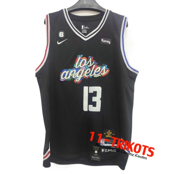 Trikots Los Angeles Clippers (GEORGE #13) 2022/23 Schwarz