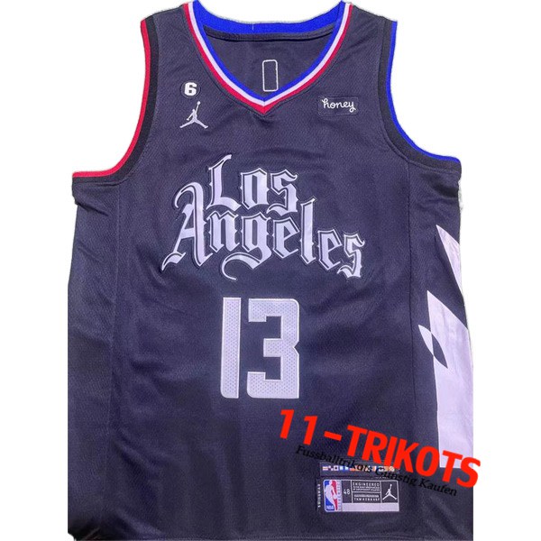 Trikots Los Angeles Clippers (GEORGE #13) 2022/23 Schwarz