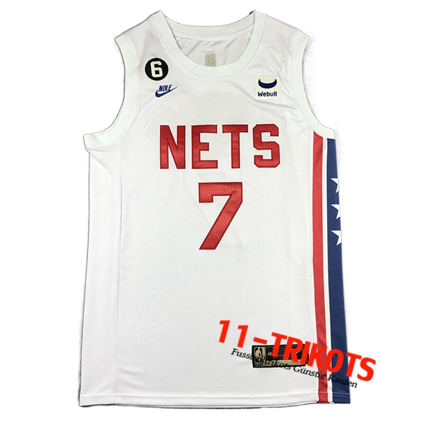 Trikots Brooklyn Nets (DURANT #7) 2022/23 Weiß