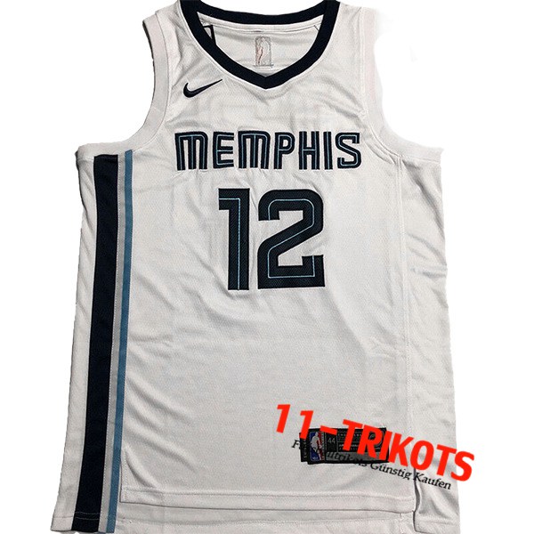 Trikots Memphis Grizzlies (MORANT #12) 2022/23 Weiß