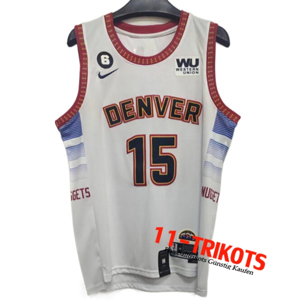 Trikots Denver Nuggets (JOKIC #15) 2022/23 Weiß