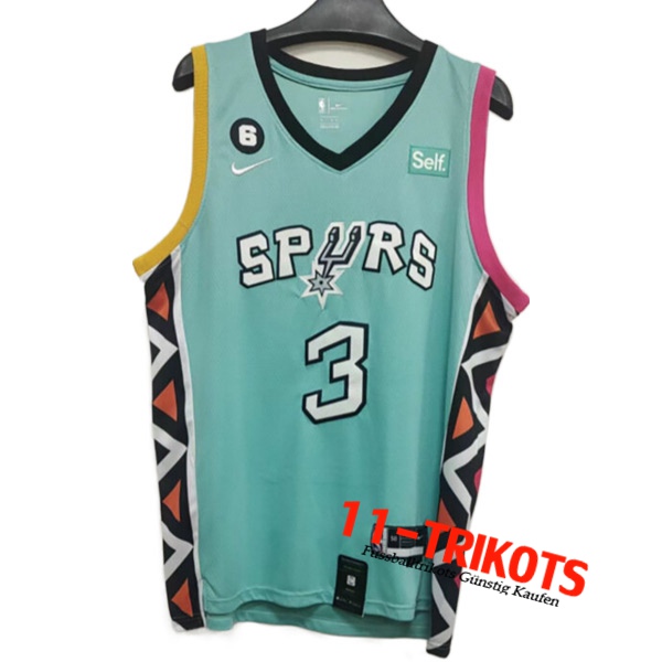 Trikots San Antonio Spurs (JOHNSON #3) 2022/23 Grün