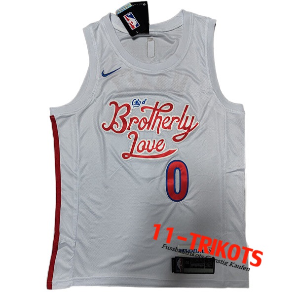 Trikots Philadelphia 76ers (MAXEY #0) 2022/23 Weiß