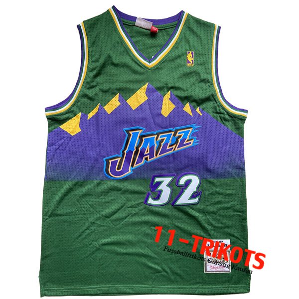 Trikots Utah Jazz (MALONE #32) 2022/23 Grün