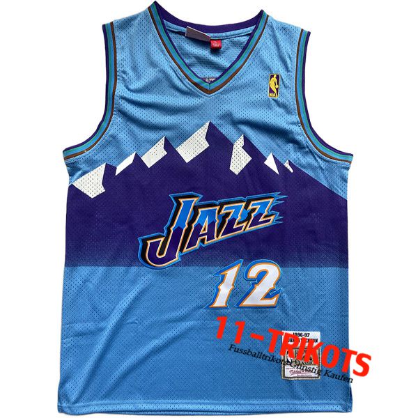 Trikots Utah Jazz (STOCKTON #12) 2022/23 Hellblau