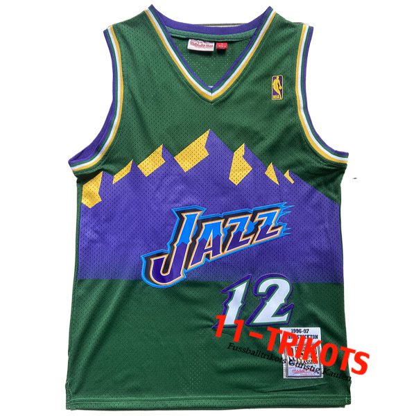 Trikots Utah Jazz (STOCKTON #12) 2022/23 Grün