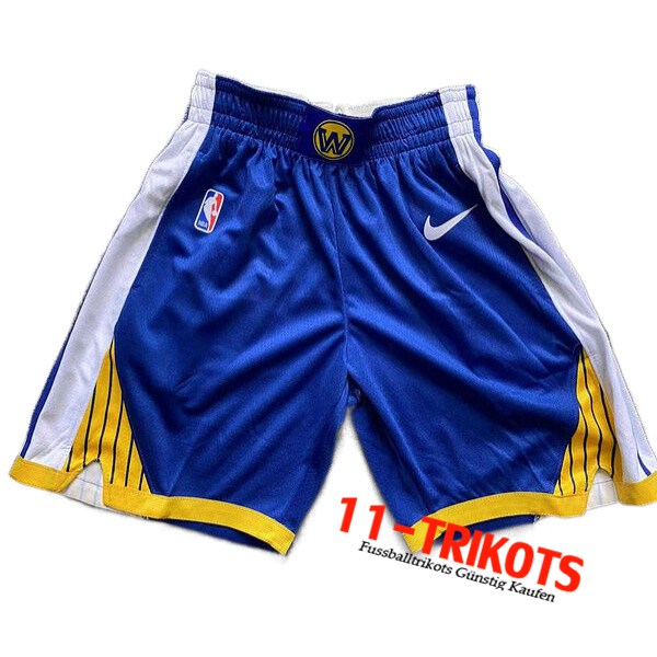 Shorts NBA Golden State Warriors Blau/Weiß