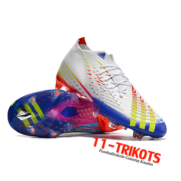 Adidas Fußballschuhe Predator FIFA World Cup Qatar 2022 Edge+ FG Weiß -02