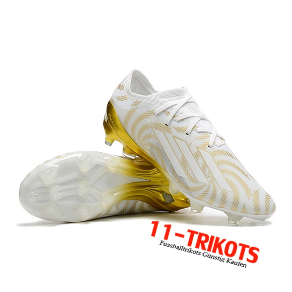 Adidas Fußballschuhe X Speedportal .1 2022 World Cup Boots FG Weiß/Golden