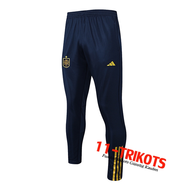 Spanien Trainingshose Navy blau 2022/2023