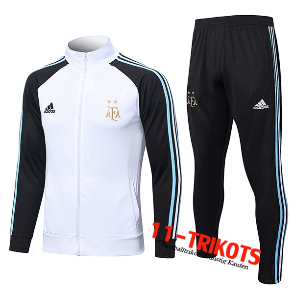 Argentinien Trainingsanzug (Jacke) Weiß 2022/2023