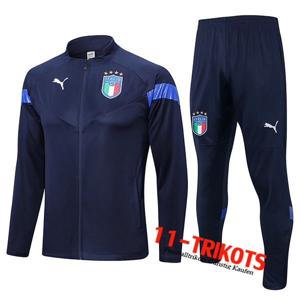 Italien Trainingsanzug (Jacke) Navy blau 2022/2023