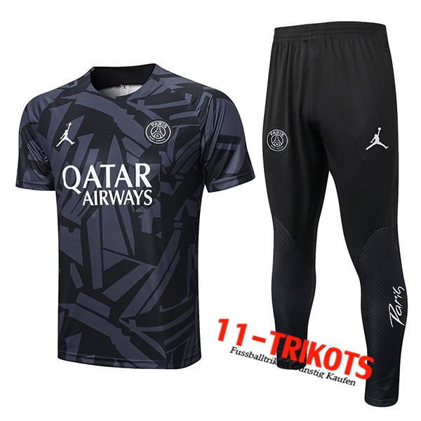 Jordan PSG Trainingstrikot + Hose Dunkelgrau 2022/2023