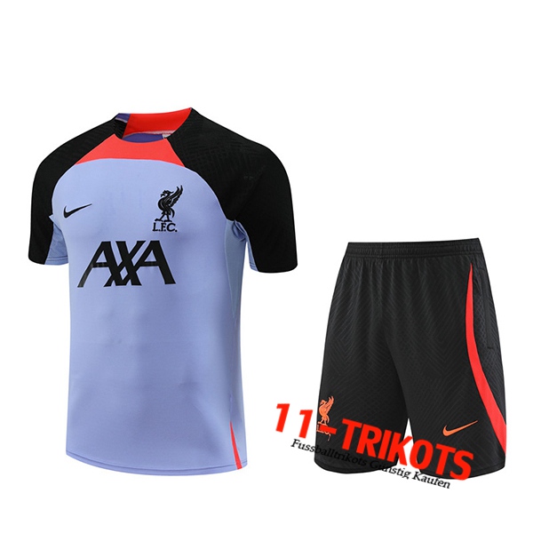 FC Liverpool Trainingstrikot + Shorts lila 2022/2023
