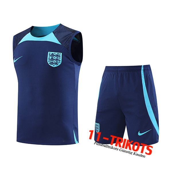 Britannien Trainings-Tanktop + Shorts Navy blau 2022/2023