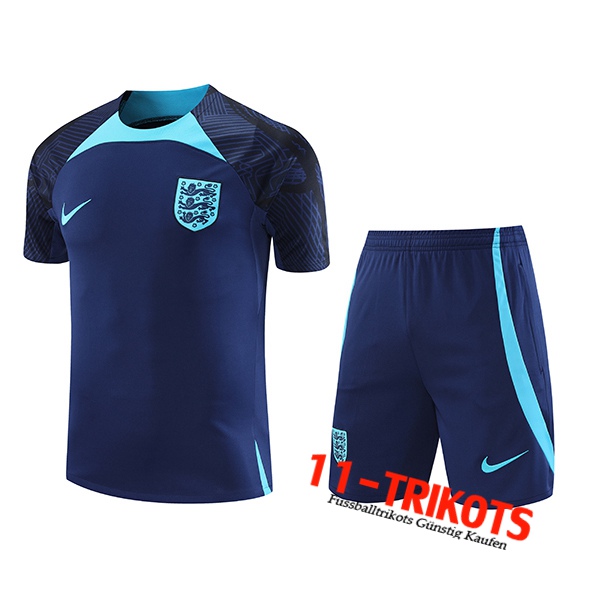 Britannien Trainingstrikot + Shorts Navy blau 2022/2023
