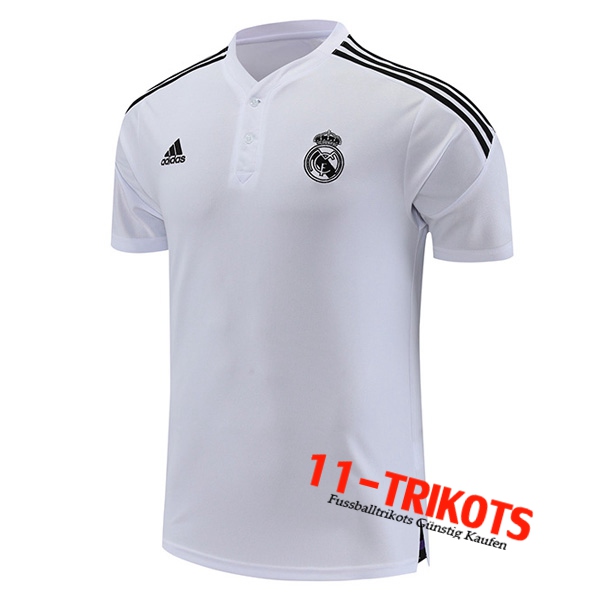Real Madrid Poloshirt Weiß 2022/2023 -02