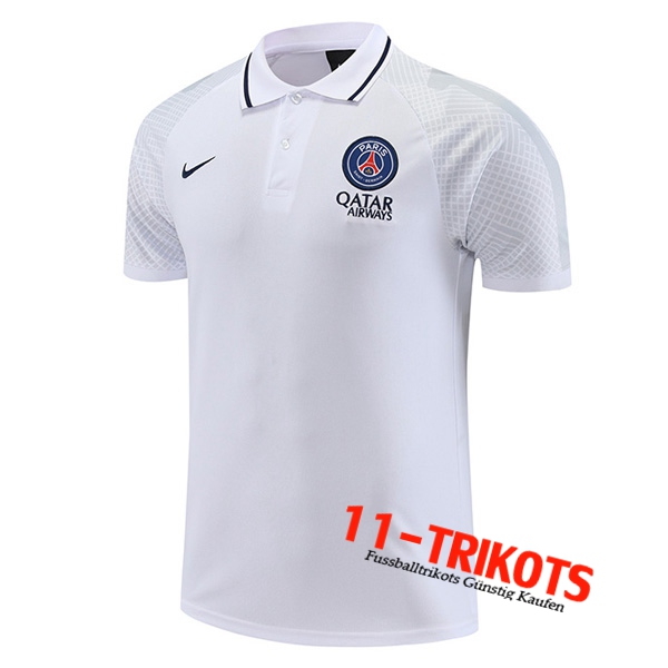 PSG Poloshirt Weiß 2022/2023 -02