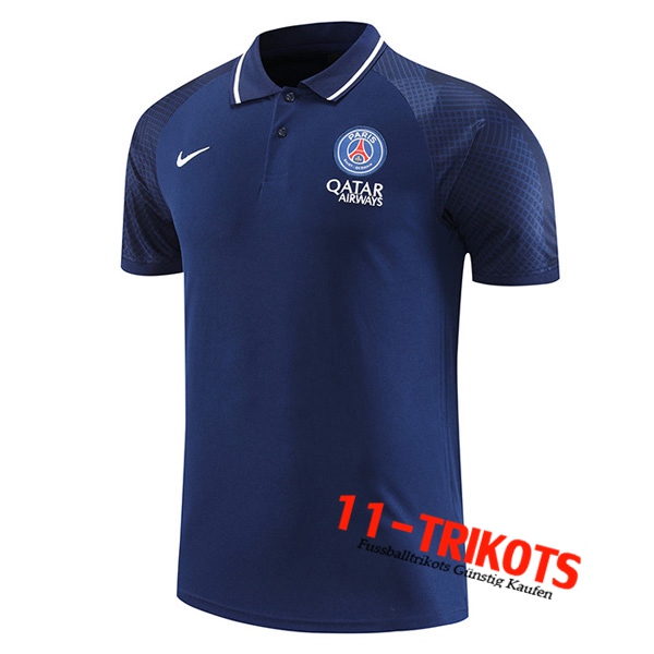 PSG Poloshirt Navy blau 2022/2023