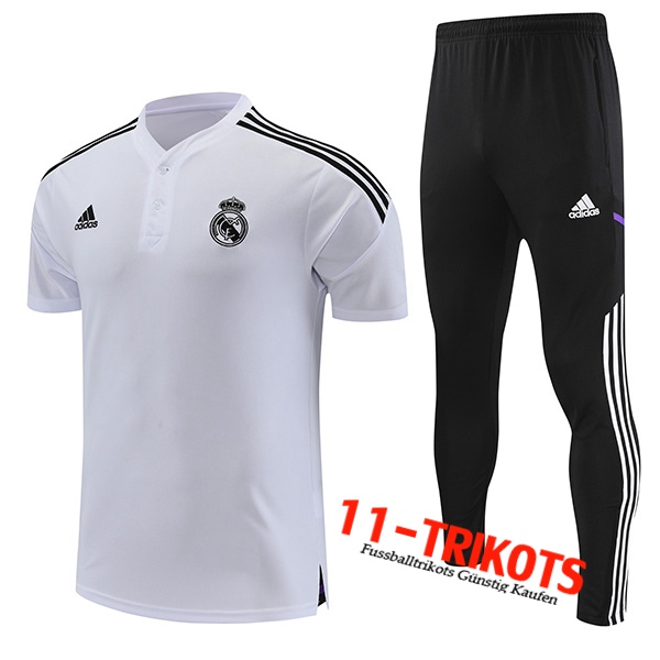 Real Madrid Poloshirt Weiß 2022/2023