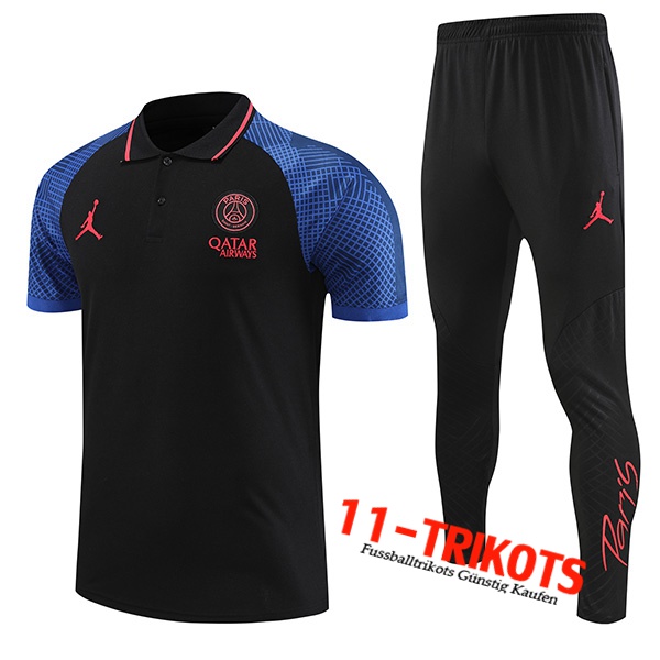 PSG Poloshirt Schwarz 2022/2023