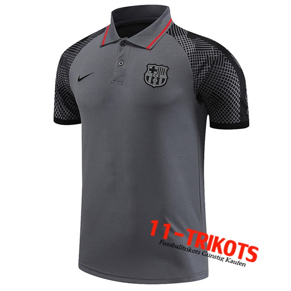 FC Barcelona Poloshirt Dunkelgrau 2022/2023